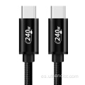 Cable de cable tipo C a Type-C Cables de datos USB